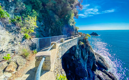 Il Sentiero Azzurro tra Monterosso e Vernazza in inverno, Cinque Terre