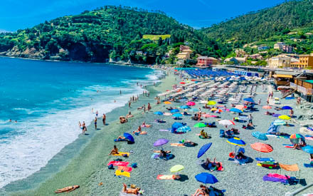 Spiaggia di Bonassola, Cinque Terre