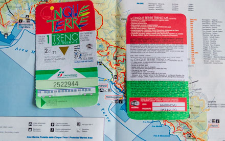 Cinque Terre CARD train & trails