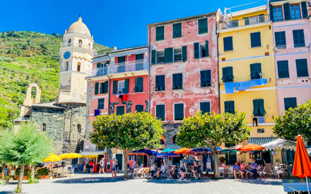 Central square of Vernazza, Cinque Terre