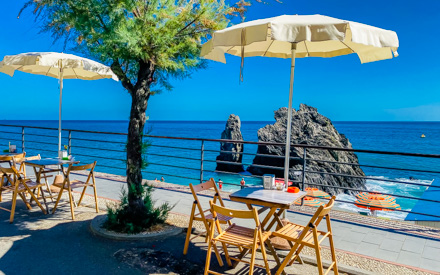 Bar in Monterosso near the beach, Monterosso al Mare, Cinque Terre