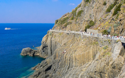 Path of Love between Riomaggiore and Manarola, Blue Trail, Cinque Terre
