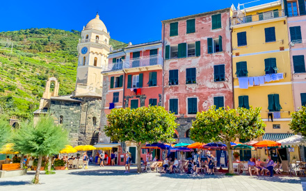 Main square of the village, Vernazza, Cinque Terre